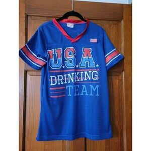 Women's small USA drinking team top 4th of July